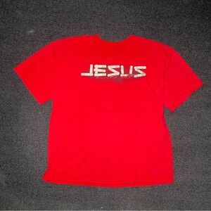 Jesus heals alll red shirt 2xl
